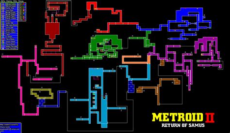 metroid 2 map guide