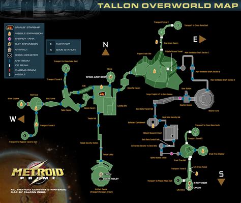 metroid prime remastered map