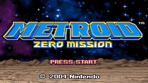 metroid zero mission title screen