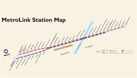 metrolink map stl