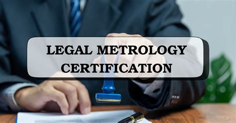 metrology certification