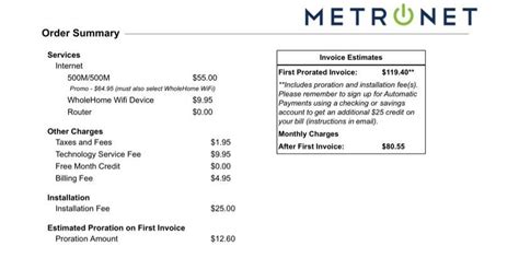 metronet bill pay login