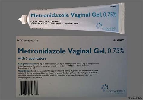 metronidazole 0.75 vaginal gel 70g