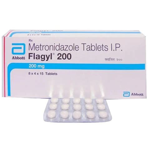 metronidazole 200mg tablets dosage