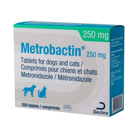 metronidazole 250 mg dosage for dogs