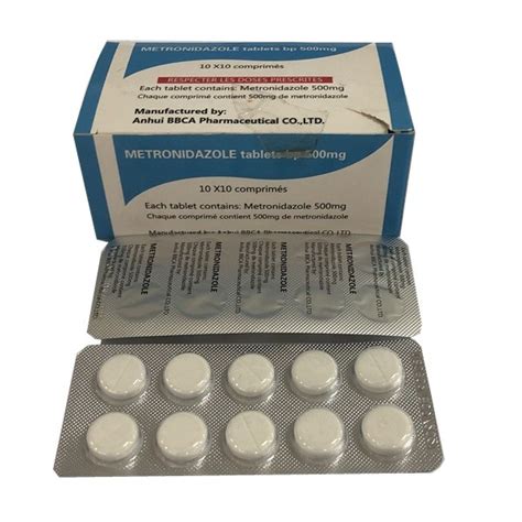 metronidazole 500 mg dosage for adults