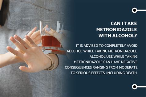 metronidazole can i drink alcohol