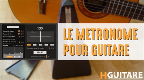 metronome en ligne guitare