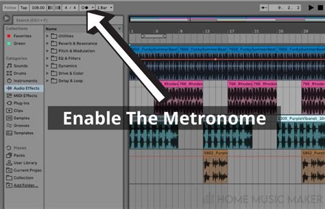 Metronome Volume On Ableton