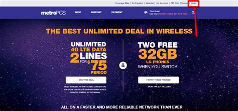 metropcs login online