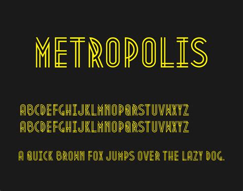 metropolis font free