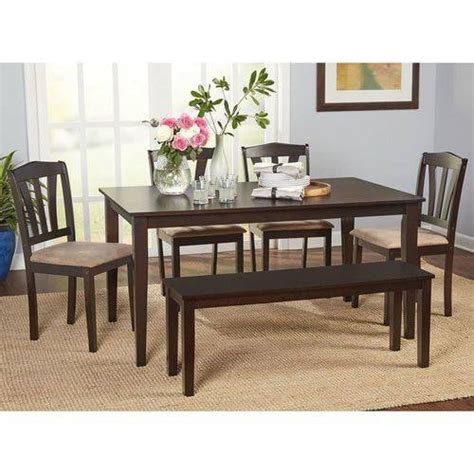 Upgrade Your Dining Room with the Metropolitan 6-Piece Dining Set with Bench in Espresso - Shop Now!