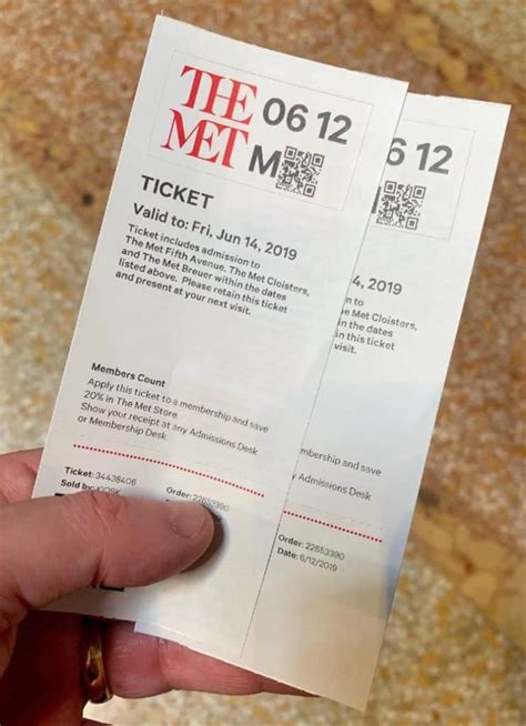 metropolitan museum of art tickets price
