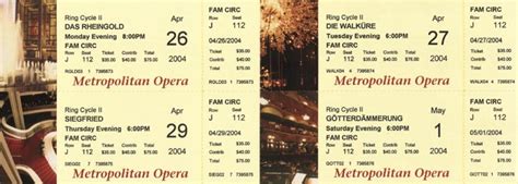 metropolitan opera ticket prices range