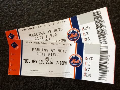 mets tickets for tonight