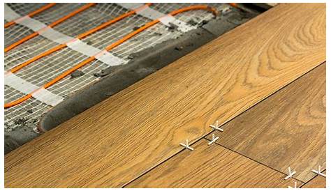 Mettre Du Parquet Sur Carrelage Chauffage Au Sol Installer Un Plancher Chauffant Electrique