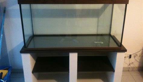 Meuble en beton cellulaire pour aquarium Table de lit