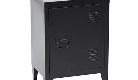 Meuble Caisson Industriel De Bureau 3 Tiroirs Style Hiba