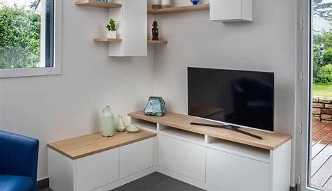 Épinglé par Mary sur Décor / ديكور Meuble tv en coin