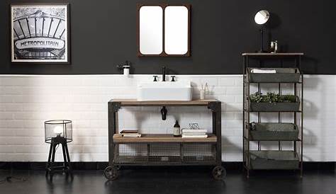 12 idées de meuble lavabo industriel et chic pour la salle