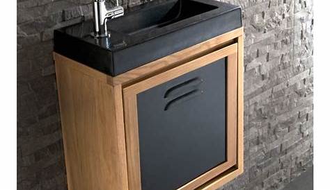 Meuble Lave Main Wc Castorama 55 Tikamoon, Vanity Bases