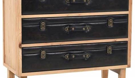 Buffet bahut armoire console meuble de rangement 80 cm