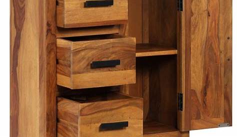Buffet bahut armoire console meuble de rangement 80 cm