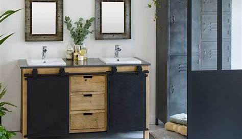 11 meubles industriels pour la salle de bains