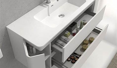 Meuble salle de bain 120 cm simple vasque maison parallele