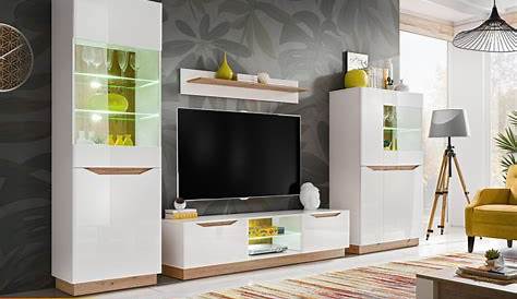 Meuble Salon Conforama Blanc Tv / De Charles 160 Cm Effet