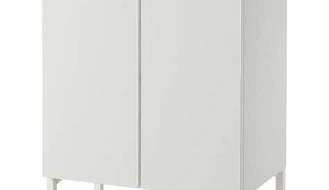 FULLEN Élément bas lavabo 2 portes, blanc, 60x55 cm IKEA