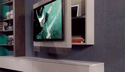 Unité murale de meubles TV 208 cm avec 1 banc TV + meuble