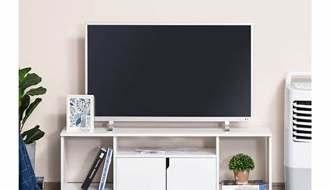 Meuble TV contemporain 178 cm avec 3 niches ouvertes et 3