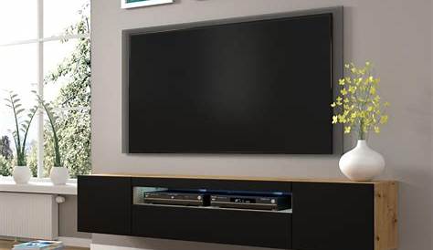 Meuble TV / Meuble salon ALAMARA 160 cm effet chêne