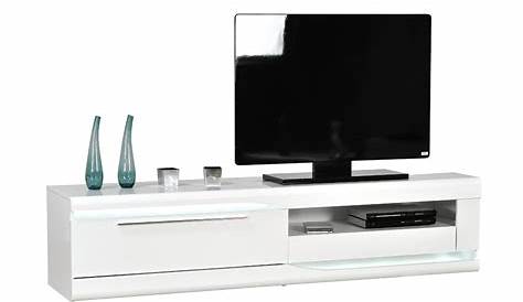 Meuble TV 2 tiroirs blanc Newport Maisons du Monde