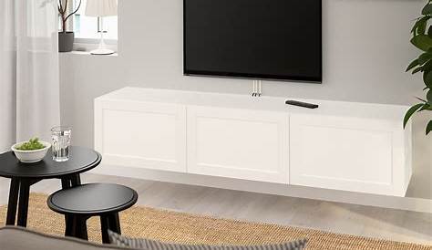 HEMNES Meuble télé d'angle blanc IKEA