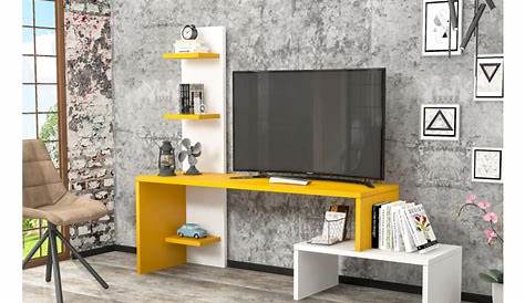 Meuble Tv Conforama Jaune Moutarde , ,