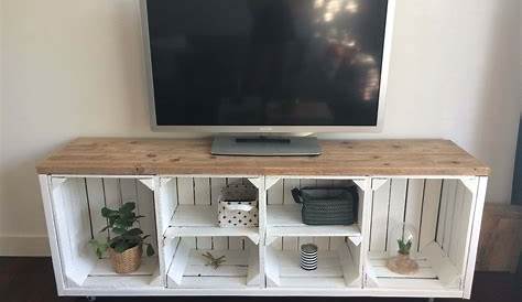 30 DIY pour fabriquer son meuble TV Diaporama Photo
