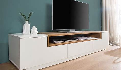 BESTÅ Combinaison meuble TV effet chêne blanchi