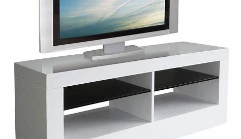 Meuble Tv Hauteur 60 Cm Blanc Laqué Maison Et Mobilier D