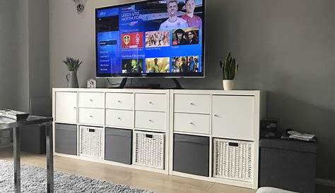 Large White Ikea Expedit/Kallax TV Unit in Brentry