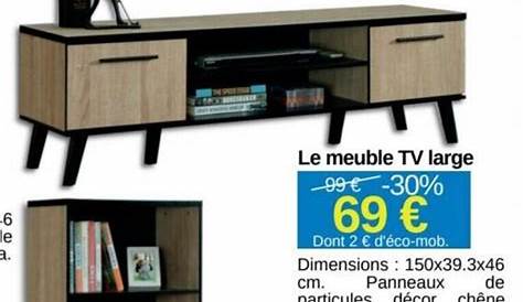 Meuble Tv Kreabel Mural Suspendu Blanc Maison Et Mobilier D