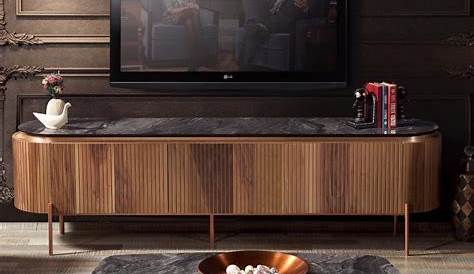 Meuble Tv Luxe Etroit Living Chambre Best