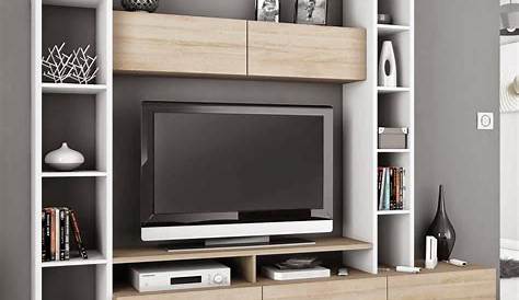 meuble tv avec rangement pas cher Idées de Décoration