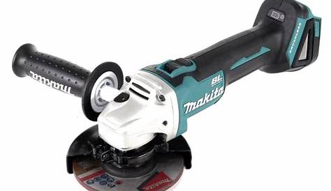 Makita Meuleuse À Batterie 18v 2x5ah Liion 125 Mm