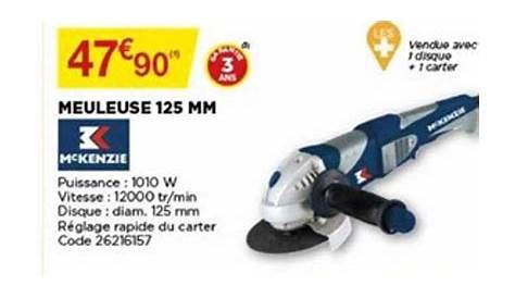 Offre Meuleuse 125 Mm Mckenzie chez