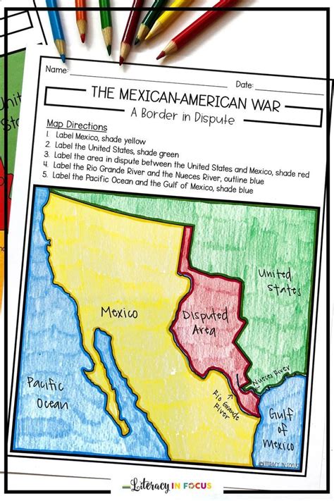 Mexican American War Map Activity