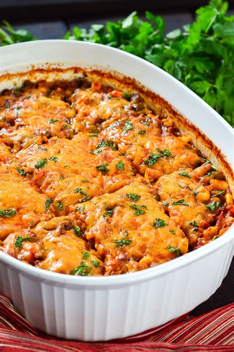 mexican casserole with hamburger meat