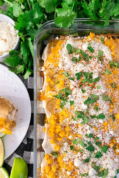 Mexican Corn Enchiladas