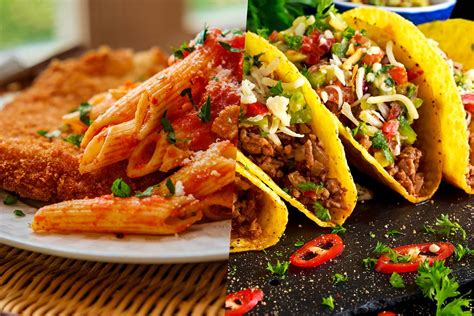 mexican food vs italian food